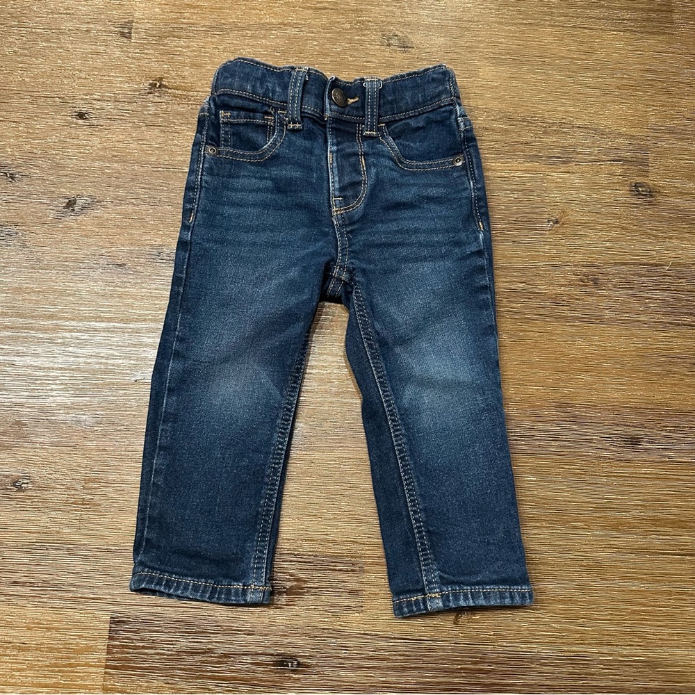 4/20$ Old Navy Baby Toddler Blue Straight Jeans size 18-24 months